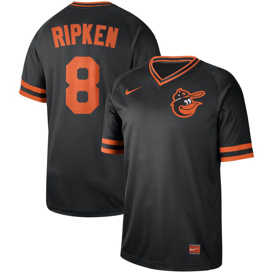 2019 Men MLB Baltimore Orioles #8 Ripken black Nike Cooperstown Collection Jerseys->baltimore orioles->MLB Jersey